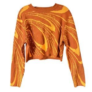 Fashion Nova Maya Cropped Marbled Top